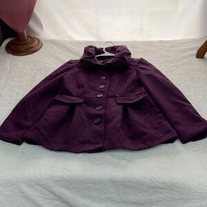 Woman’s Jack Pea Coat in Deep Purple